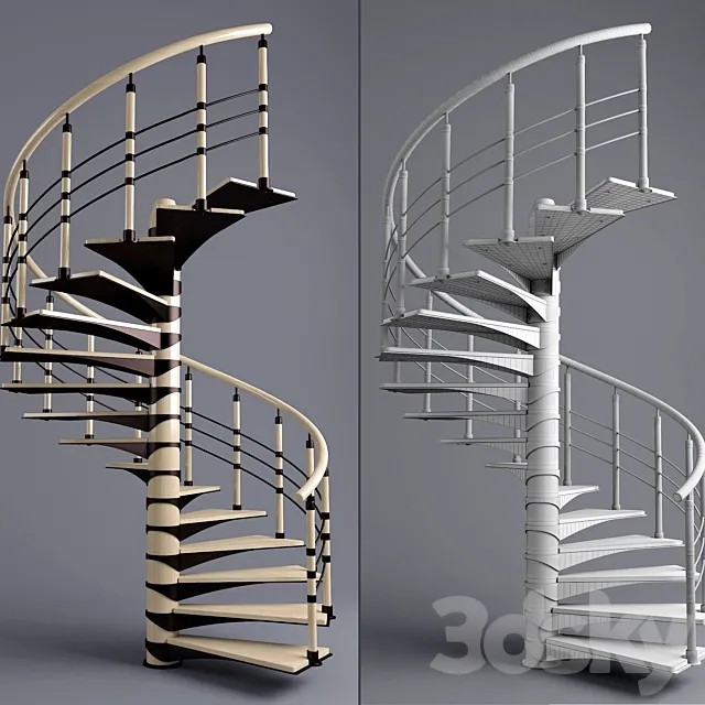 Stairs 3ds Max