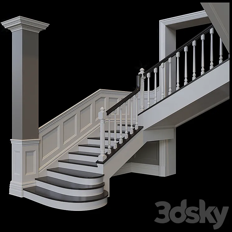 Stairs 3DS Max