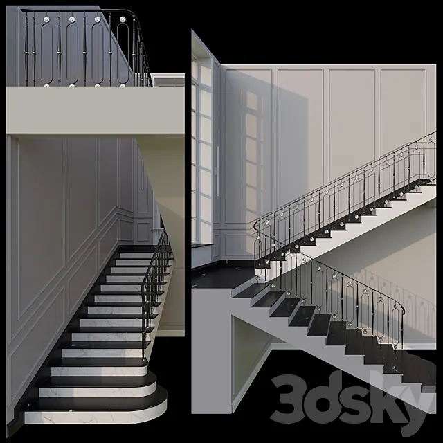 Stairs 3DS Max Model