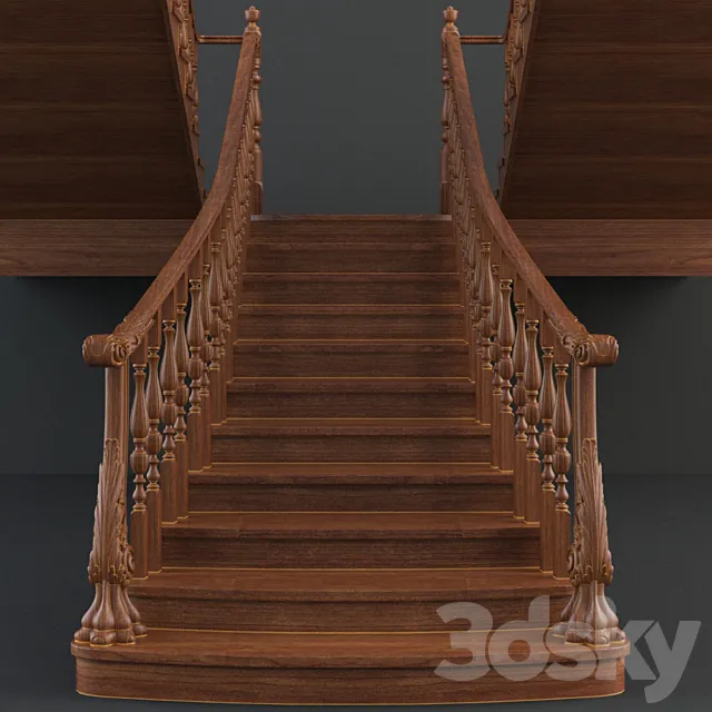 Stairs 3DS Max Model