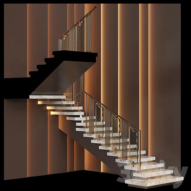 Stairs 3DS Max Model