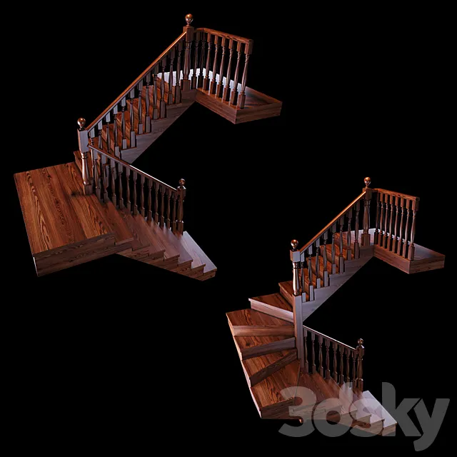 Stairs 3DS Max Model