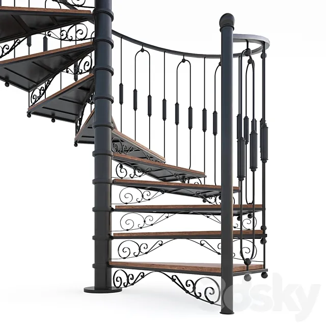 Stairs 3DS Max Model