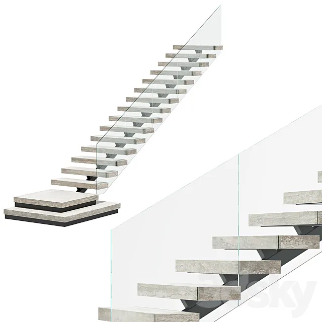 Stairs 3dsMax Model