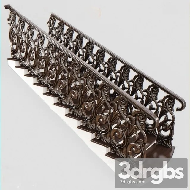 Stairs Classical CNC  3dsmax Download