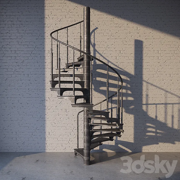 Stairs. Lestnitsa.loft 3DS Max Model