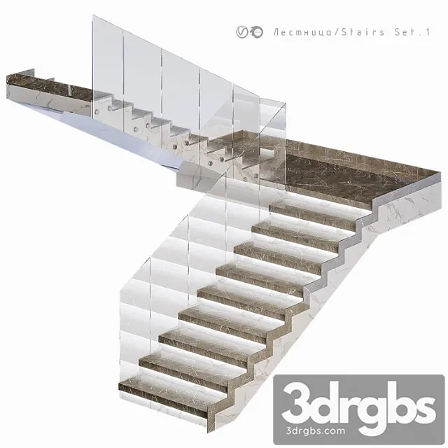 Stairs Set 1 3dsmax Download