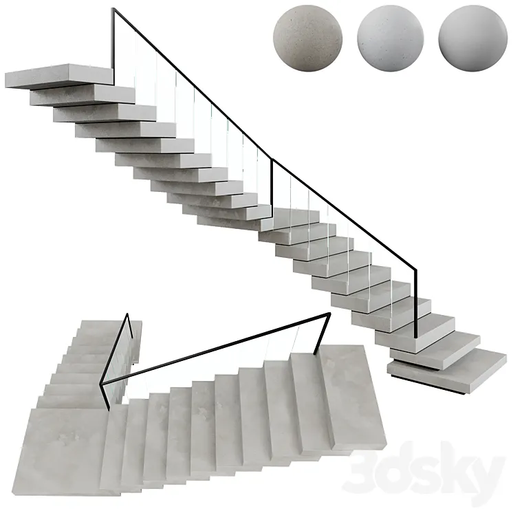 Stairs V07 3DS Max