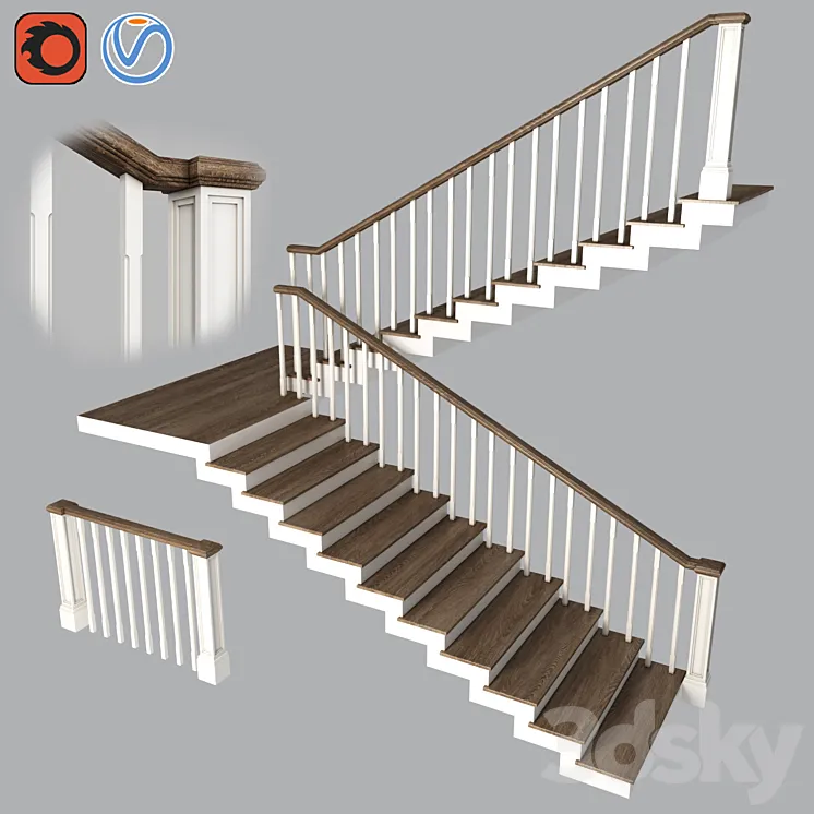 STAIRS_11 3DS Max