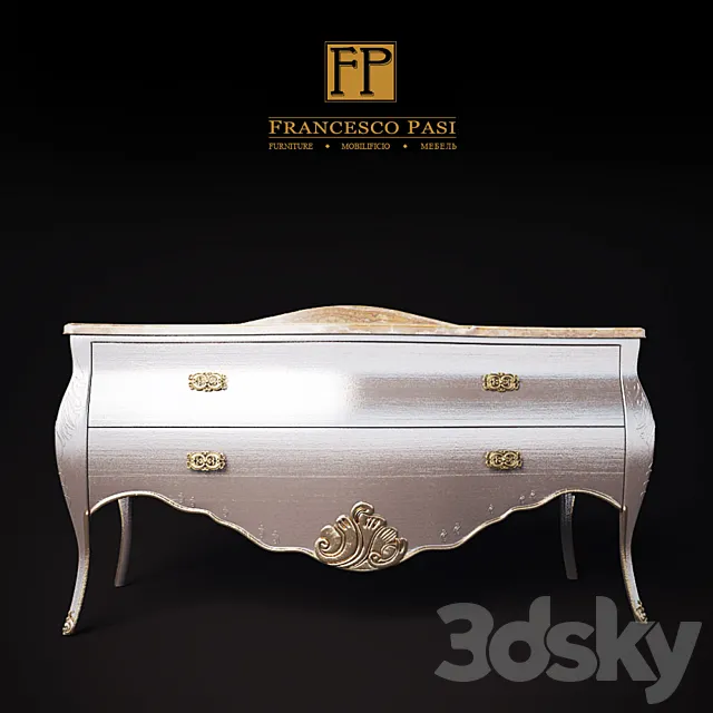 Stand recessed sink Francesco Pasi 3DS Max Model