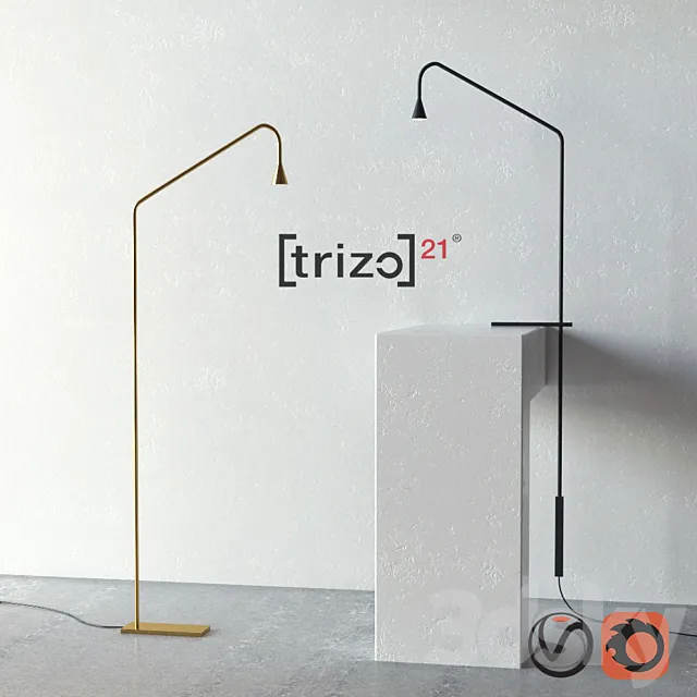 Standard and table lamps from Austere TRIZO21 3DSMax File