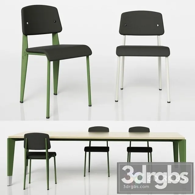 Standard SR Chair Prouve Raw 3dsmax Download
