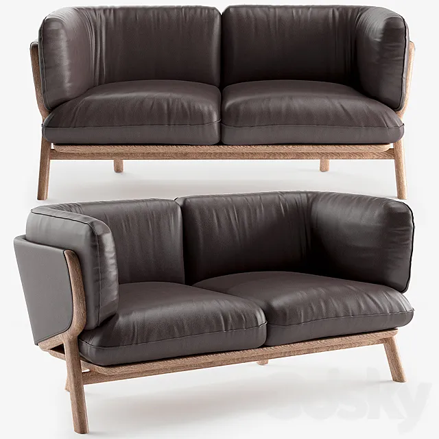 STANLEY 2 Seat Sofa 3DS Max Model