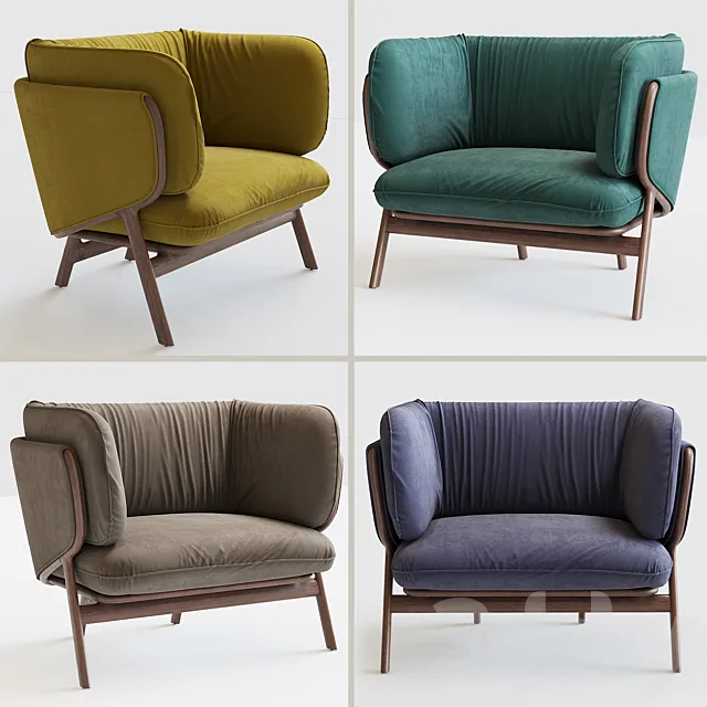 stanley armchair 102s 3ds Max