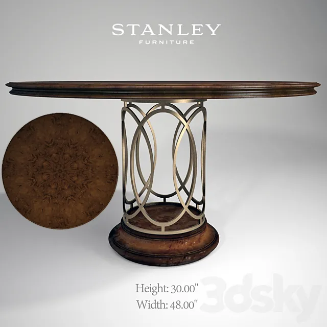 Stanley Avalon Heights table 3DS Max Model