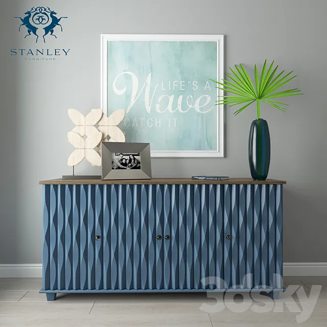 Stanley Coastal Living Oasis Tides Buffet 3ds Max