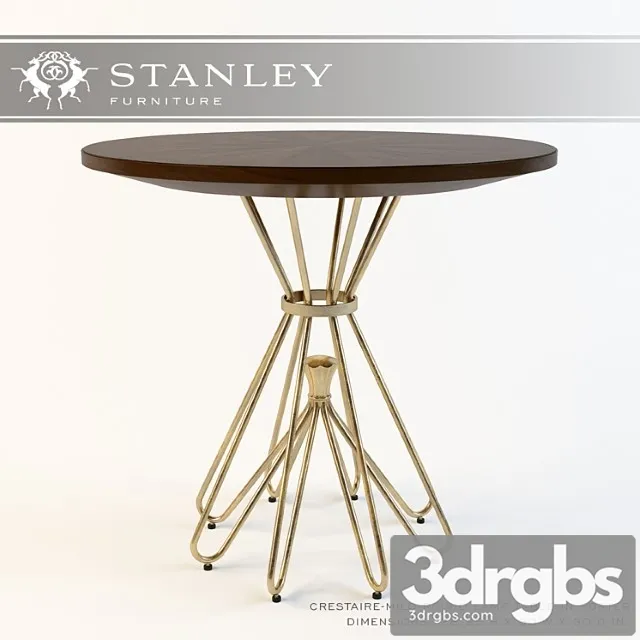 Stanley Crestaire-milo round lamp table 2 3dsmax Download