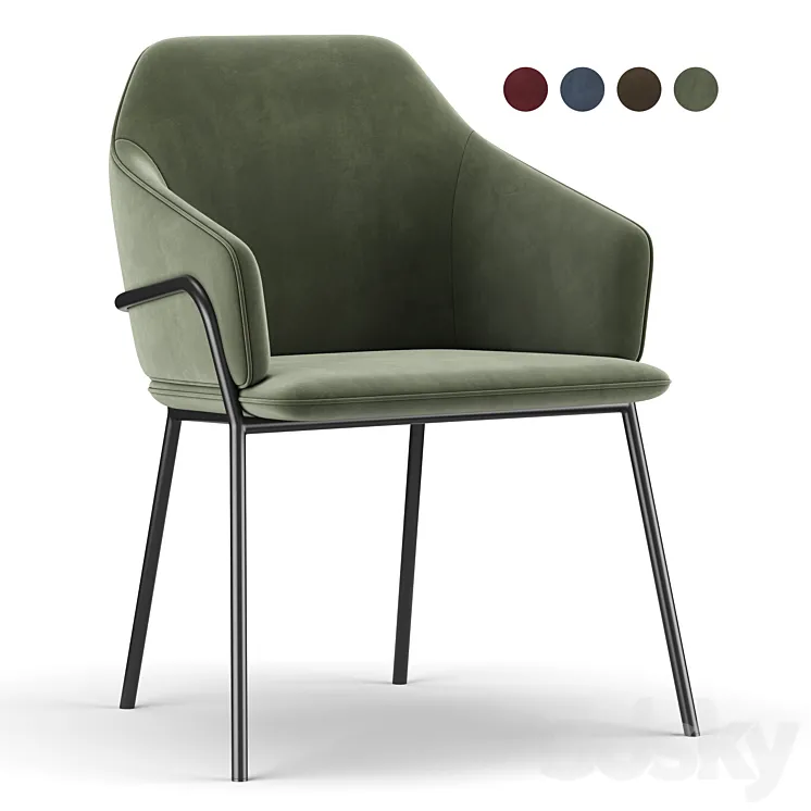 Stanley Dining Chair 3DS Max Model
