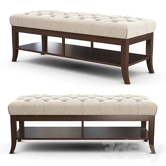 Stanley Furniture – Hudson Street Bed End Bench 3dsMax Model