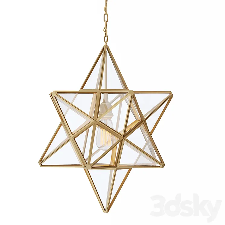 Star lamp 3DS Max
