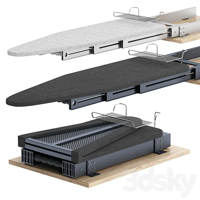 Starax retractable built-in ironing board 3DS Max Model