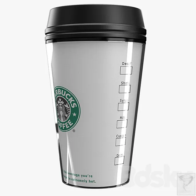 Starbucks Cup 3ds Max