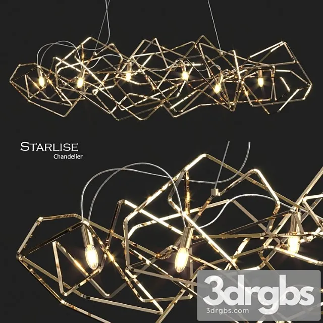 Starlise gold chandelier