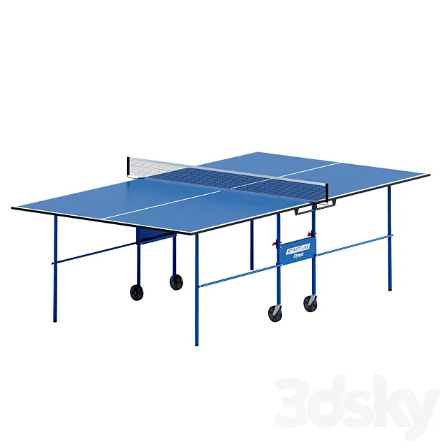 Start Line Olympic tennis table in three positions 3DS Max Model