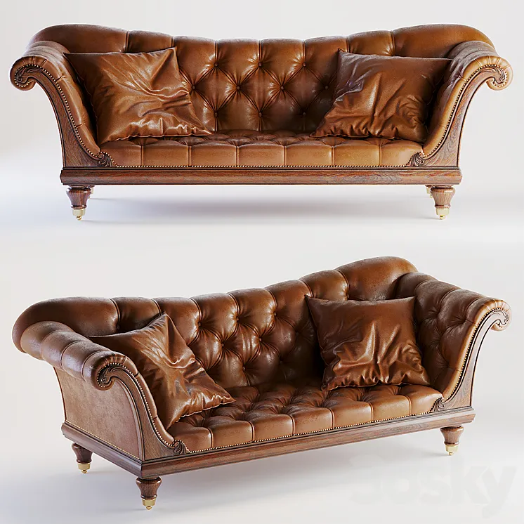 Stately Homes Chatsworth sofa by Baker furniture 3DS Max