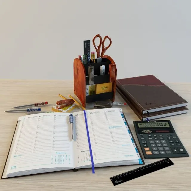 Stationery 3dsMax Model