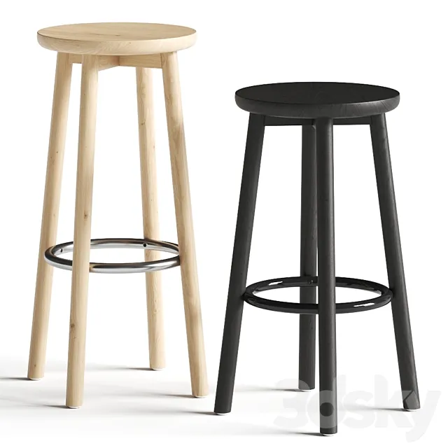 Stattmann Profile Barstools 3ds Max