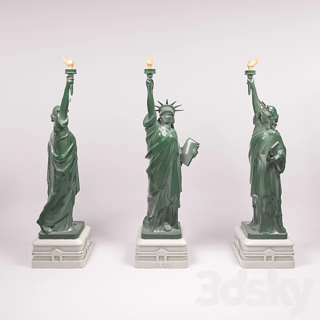 Statue of Liberty 3ds Max