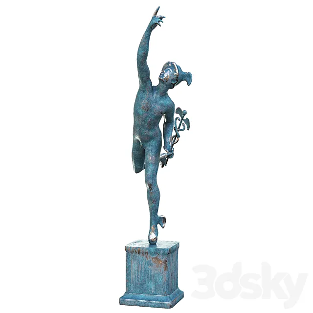 Statue of mercury 3DS Max Model