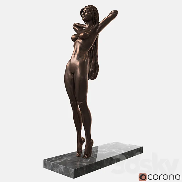 Statuette 3ds Max