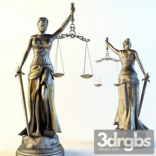 Statuette Law 3dsmax Download
