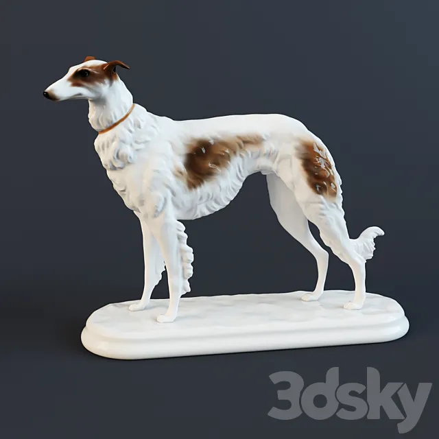 statuette of dog 3DSMax File