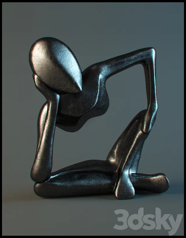 Statuette of Tai 3DS Max Model