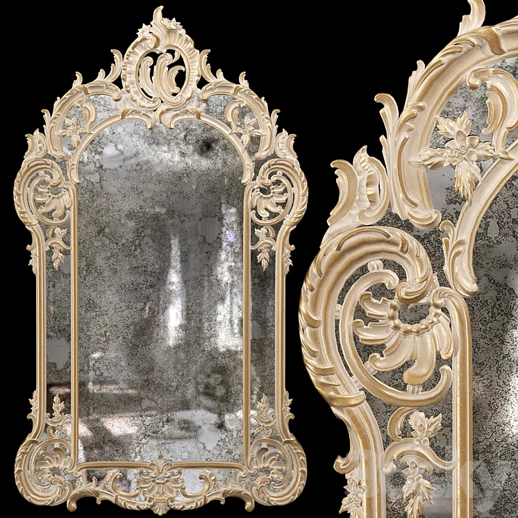 stavros george III style mirror 3DS Max