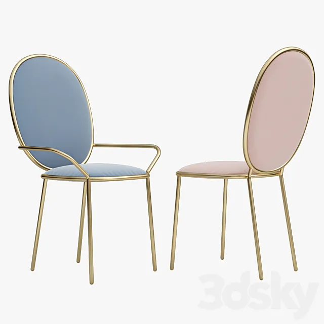 Stay Dining Chair 3ds Max