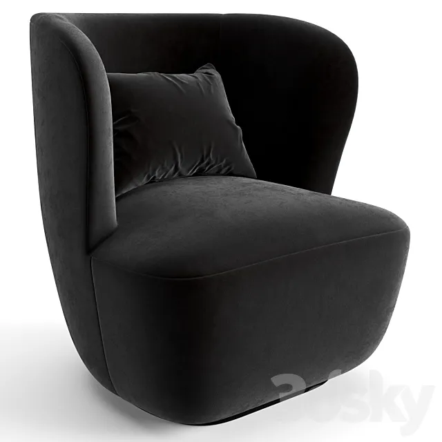 Stay Lounge Chair – Small 3DS Max Model