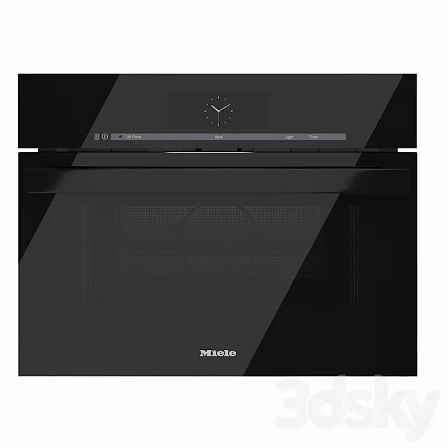 Steam Oven Miele DGC 6805 6800 6705 6700 Black 3ds Max