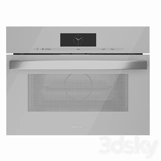 Steam Oven Miele DGC 6805 6800 6705 6700 White 3DS Max Model