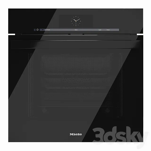 Steam Oven Miele DGC 6865 6860 6765 6760 AM Black 3ds Max