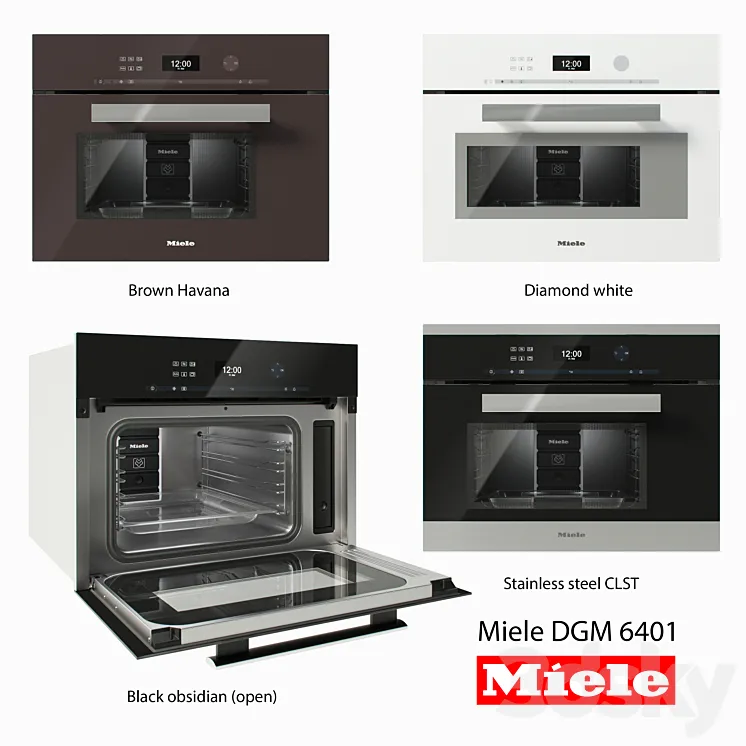 Steamer with microwave oven – Miele DGM 6401 3DS Max