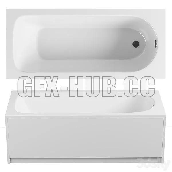 Steel Bath Kaldewei Eurowa 309 3dsMax Model