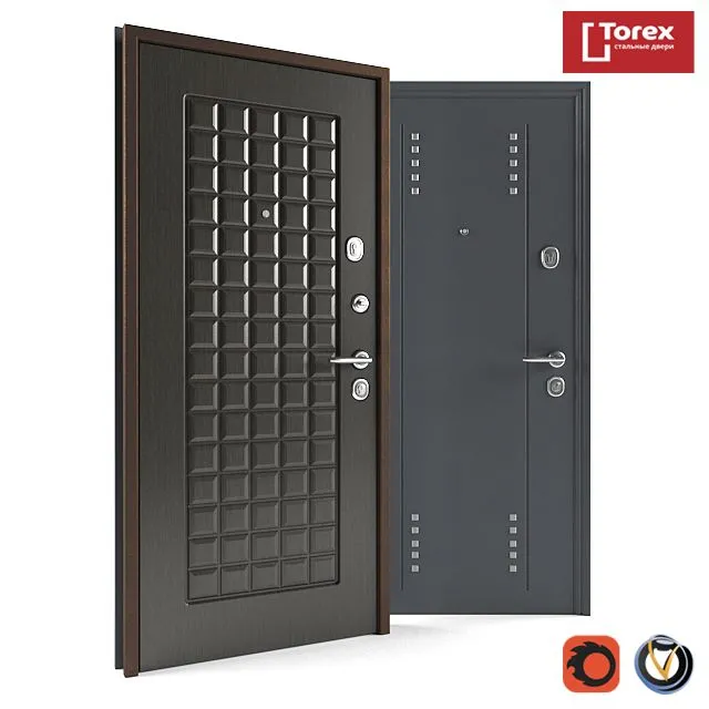 Steel Door TOREKS 3dsMax Model
