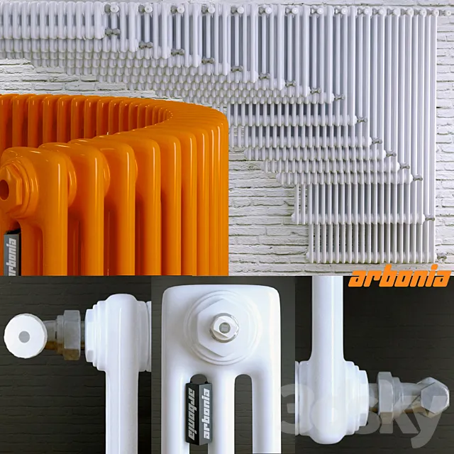 Steel tubular radiators Arbonia 3DSMax File