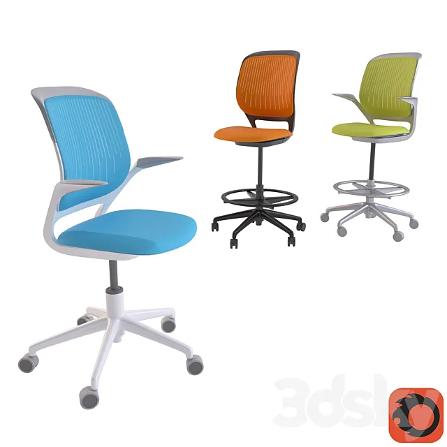 SteelCase Cobi Office Chair 3ds Max