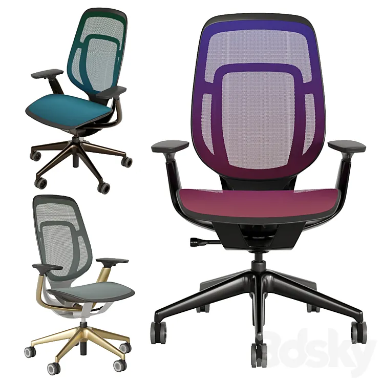 Steelcase Karman Office Chair 3DS Max Model