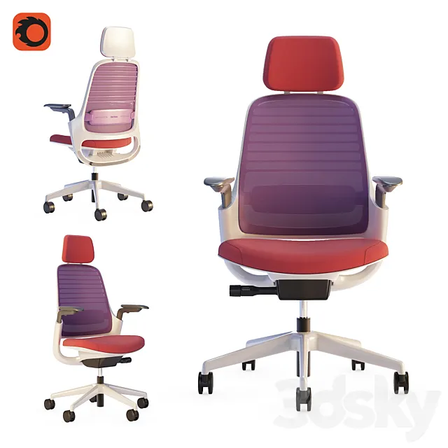 Steelcase – Office Chair Series1 3ds Max